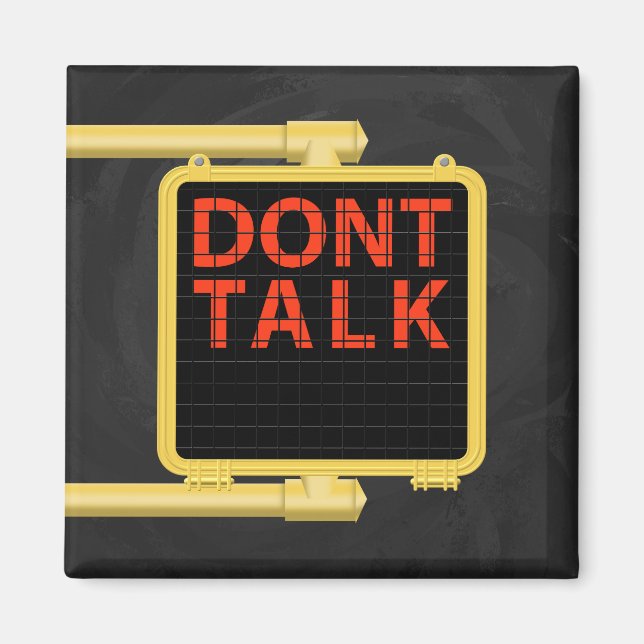 New York Crosspromenader-signera Talk Magnet (Framsidan)