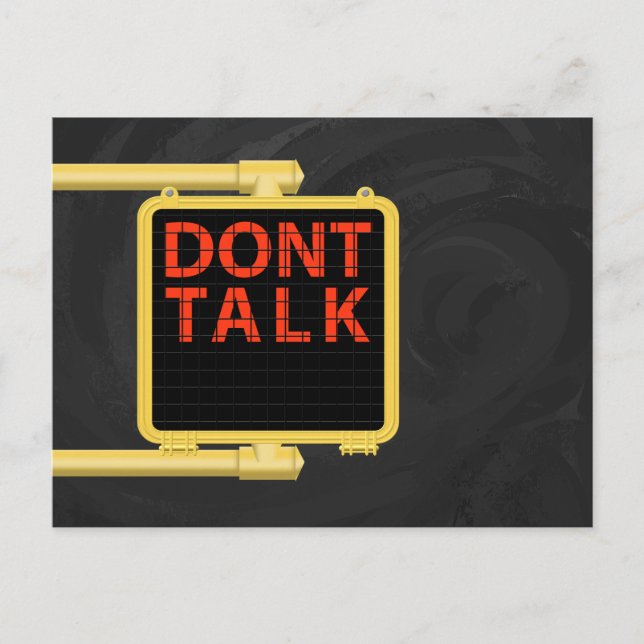 New York Crosspromenader-signera Talk Vykort (Framsida)