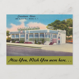 New York, Crosstown Diner, Bronx Vykort