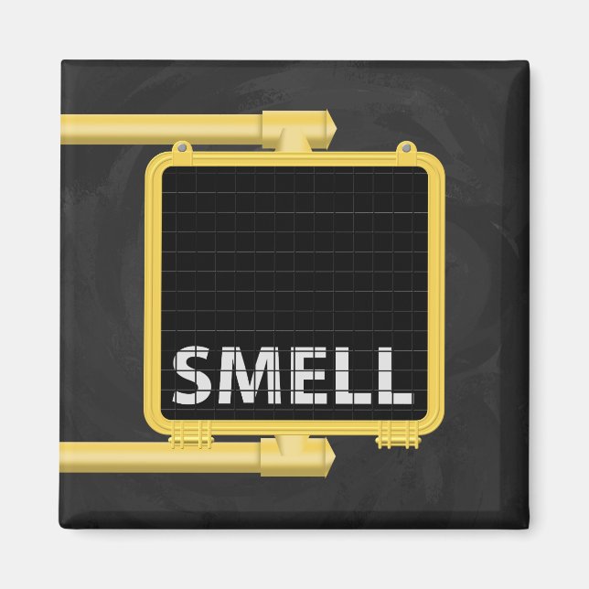New York Crosswalt Sign Smell Magnet (Framsidan)