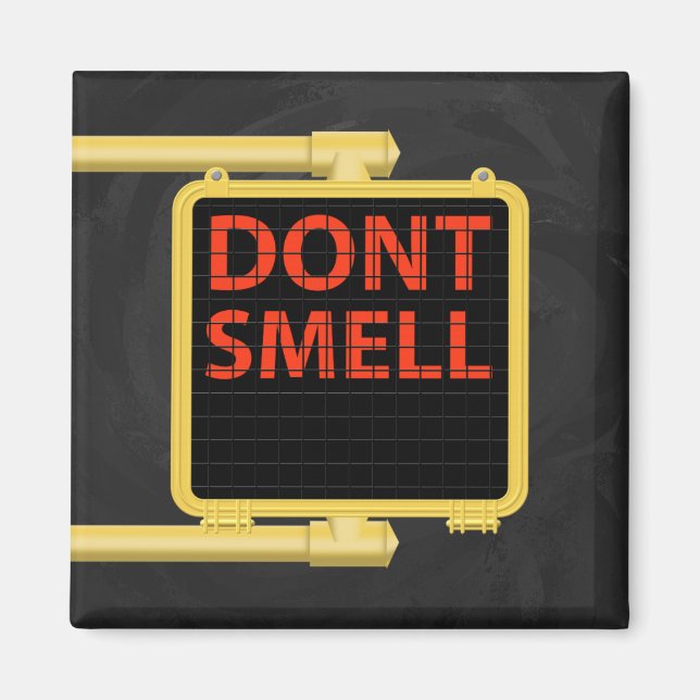 New York Crosswalt Sign Smell Magnet (Framsidan)
