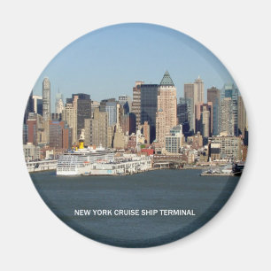 New York Cruise Frakt Terminal Magnet