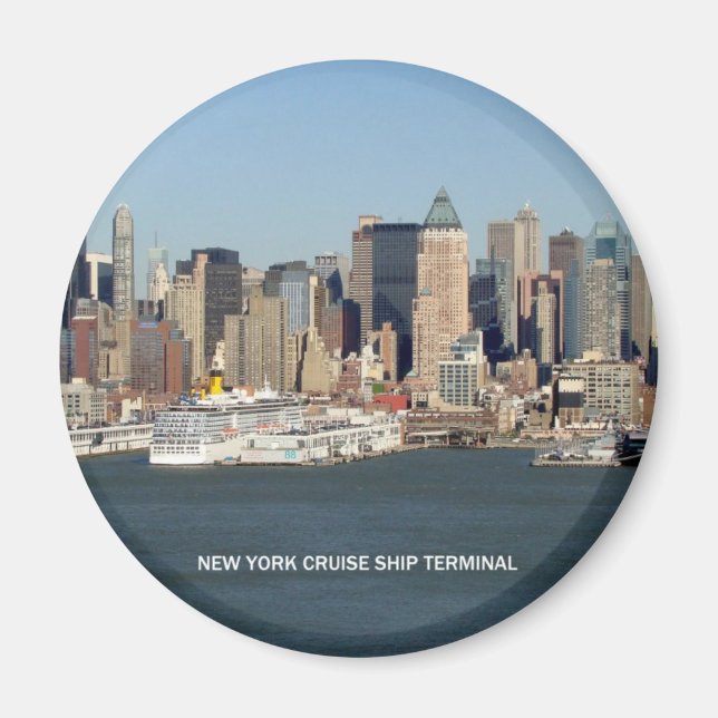 New York Cruise Frakt Terminal Magnet (Framsidan)