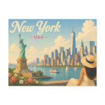 New York - Damen i hatten Reserikskort