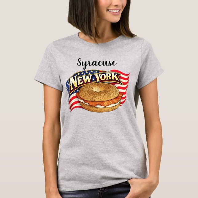 New York Damtröja T Shirt (Framsida)