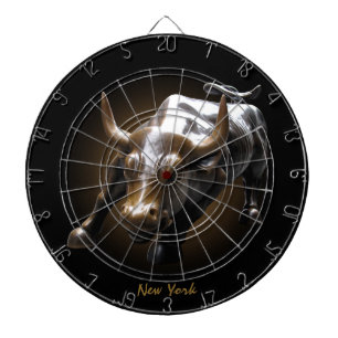 New York Dartboard New York Bull Statue Dartboard Darttavla