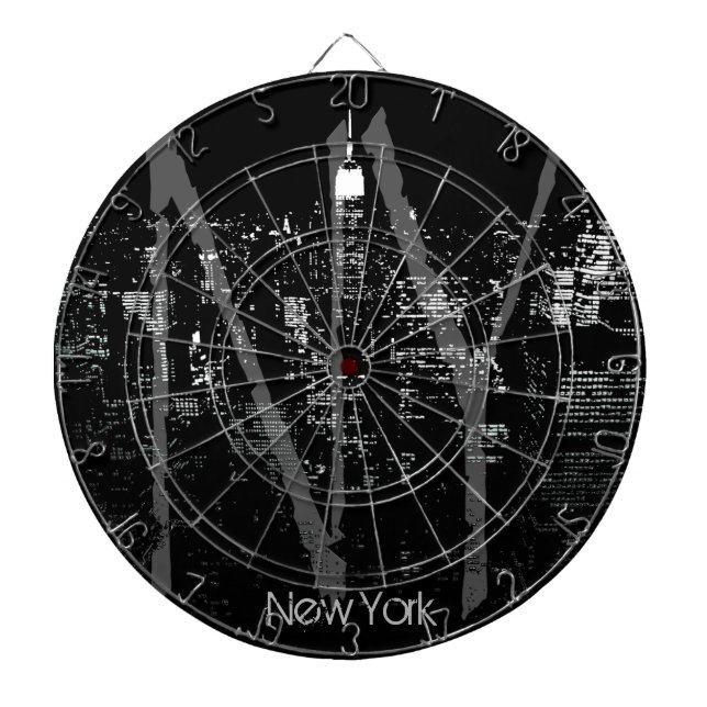 New York Dartboard New York Coola NYC Dartboard Piltavla (Framsidan)