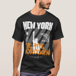 New York de fem Boroughs T Shirt