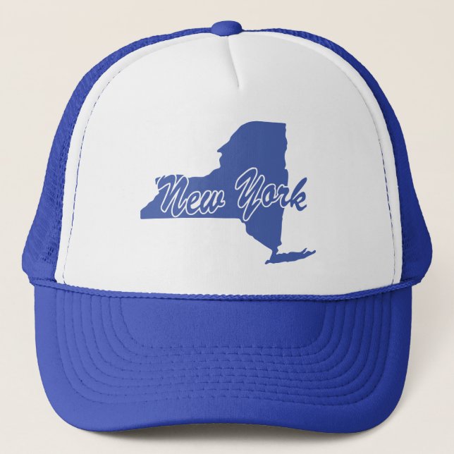 New York-delstatlig Truckerhatt Keps (Framsida)