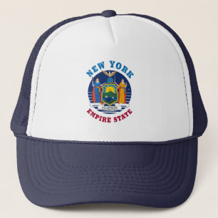 NEW YORK DELSTATSFLAGGA KEPS