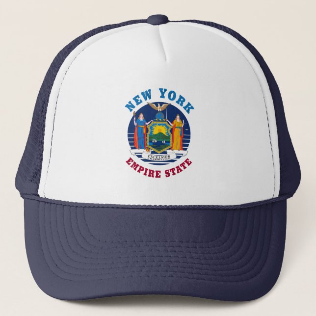 NEW YORK DELSTATSFLAGGA KEPS (Framsida)