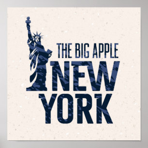 New York den stora Apple Poster