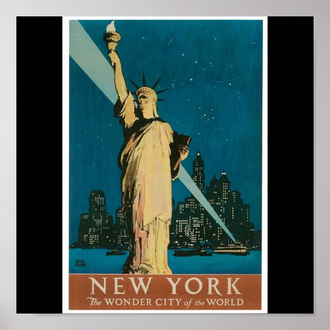 New York: Den  världsstaden Poster (Framsidan)