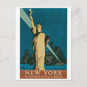 New York: Den världsstaden Poster Vykort