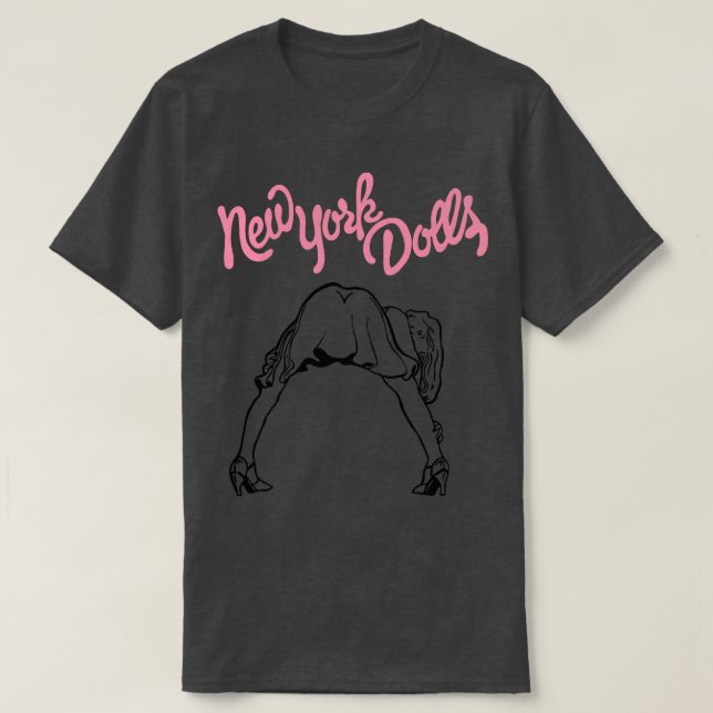 New York Dolls Bent Girl T Shirt (Design framsida)