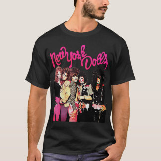 New York Dolls Hela Bandet Glam Punk Vintage Desig T Shirt