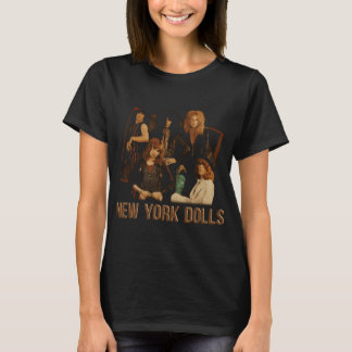New York Dolls Klassisk Glamrockband Porträtt Cla T Shirt