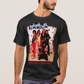 New York Dolls Night Living Dolls Vintage Band Des T Shirt