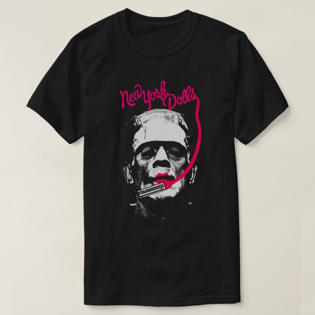 New York Doll's (Rosa) Frankenstein T Shirt (Design framsida)