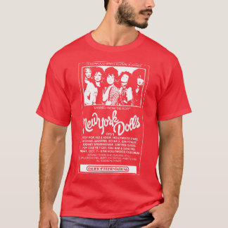 New York Dolls Show Poster T Shirt