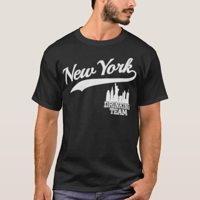 New York Drinking Team T Shirt (Framsida)