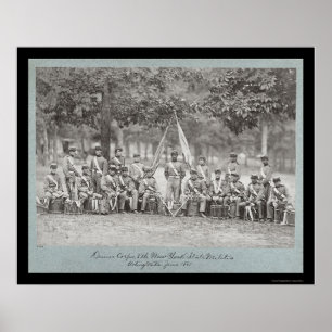New York Drum Corps i Arlington, VA 1861 Poster
