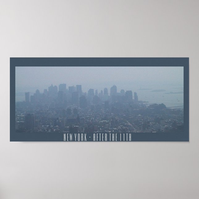New York - efter den elfte Poster (Framsidan)