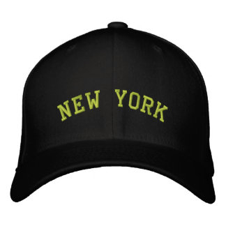 New York Embroized Cap Broderad Keps