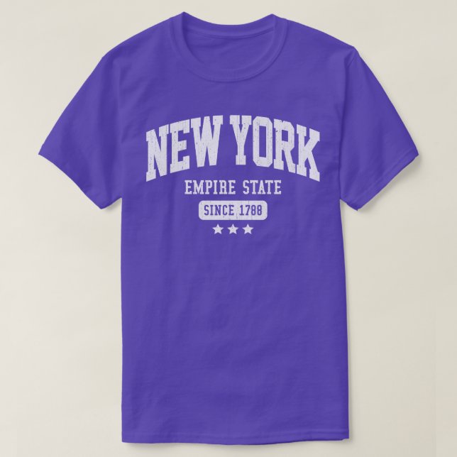 New York Empire state Athletic Design T Shirt (Design framsida)