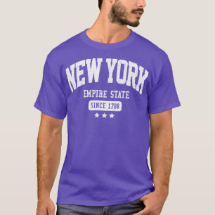 New York Empire state Athletic Design T Shirt