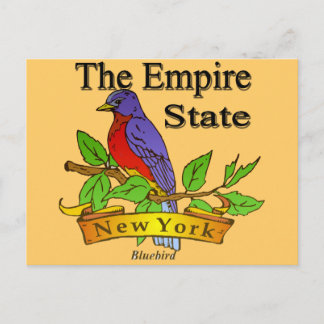 New York Empire state Bird Vykort