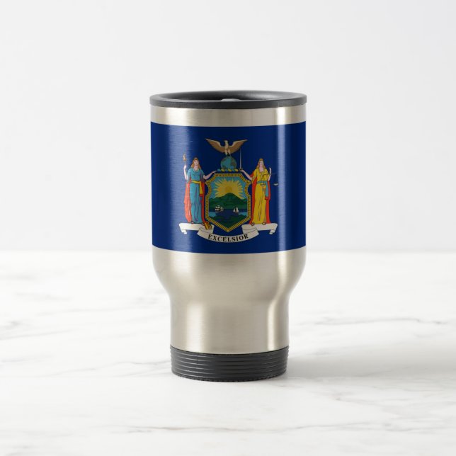 New York: Empire State, Hem Big Apple Flagga Resemugg (Center)