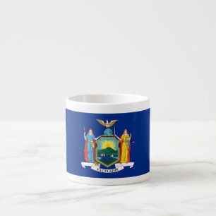 New York: Empire State, Hem Stor Äpple Flagga Espressomugg
