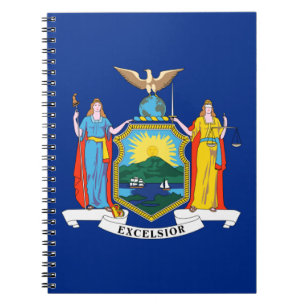 New York: Empire State, Hemma Big Apple Flagga Anteckningsbok