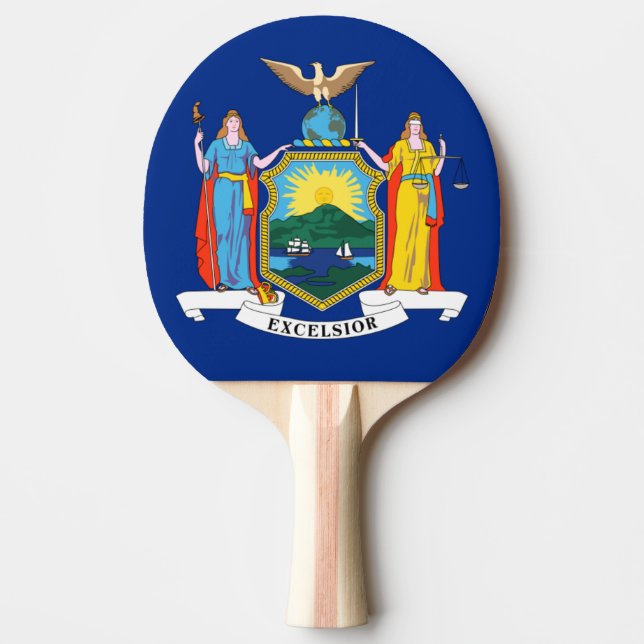 New York: Empire state, Home Big Apple Flagga Pingisracket (Framsidan)