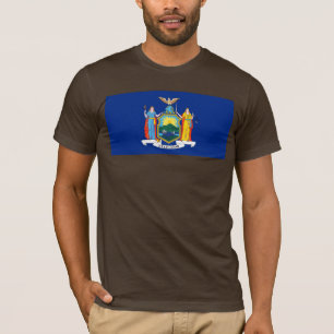 New York: Empire state, Home Big Apple Flagga T Shirt