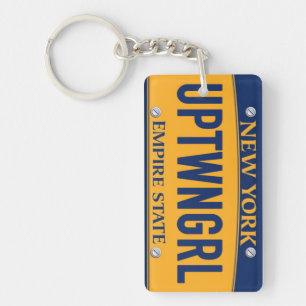 New York Empire state License Plate Art Anpassning