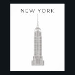 NEW YORK EMPIRE STATE POSTER<br><div class="desc">NEW YORK EMPIRE STATE</div>