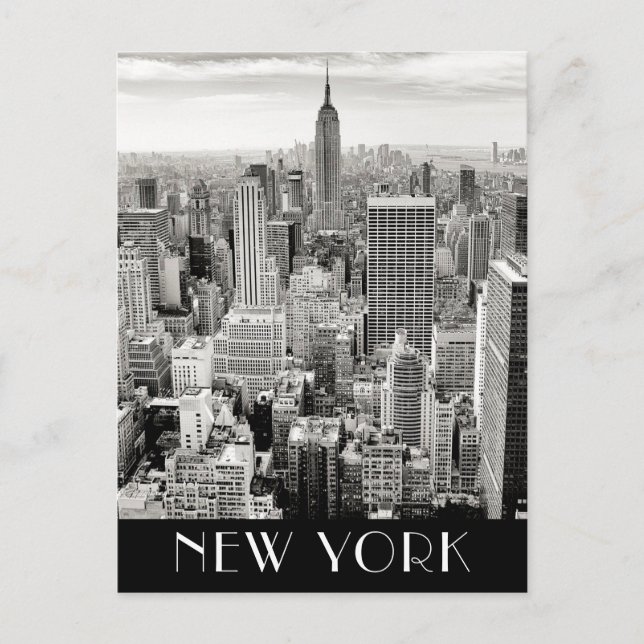 New York Empire State Vykort (Framsida)
