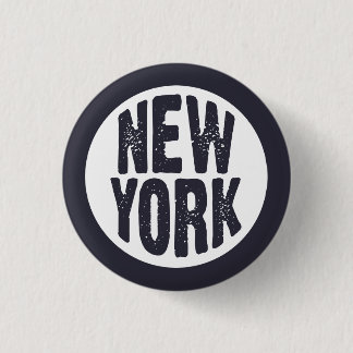 New York - enkel och ren! T-Shirt Knapp