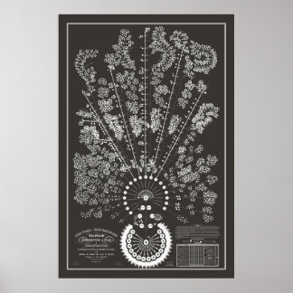 New York & Erie Railroad Org - Mörk - disposition Poster