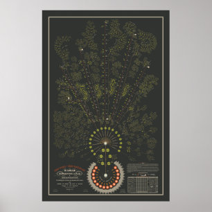 New York & Erie Railroad Org - Mörk - Färg Poster