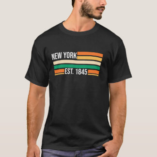 New York est 1845 USA, USA, USA T Shirt