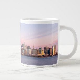 New York Evening Skyline Jumbo Mugg