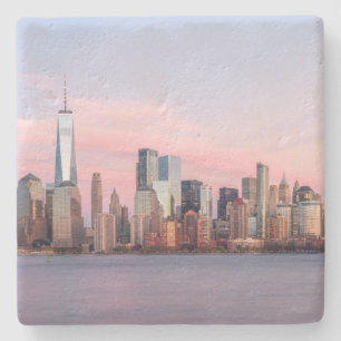 New York Evening Skyline Stenunderlägg