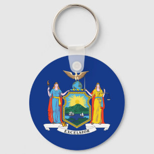 New York Flagga, Empire state, amerikanska kolonie Nyckelring