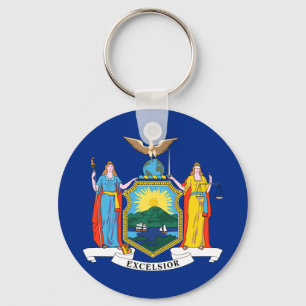 New York Flagga, Empire state, amerikanska kolonie Nyckelring
