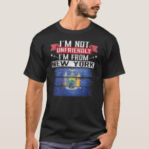 New York Flagga.. Jag är inte ovänlig. Jag är från T Shirt
