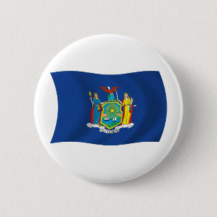 New York Flagga Knapp