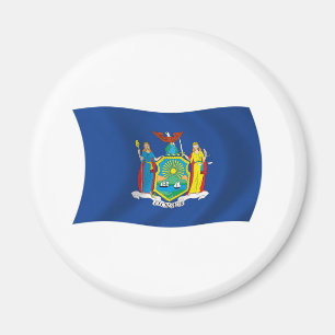 New York Flaggmagnet Magnet